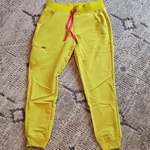 Figs Yellow Technical Collection Pants